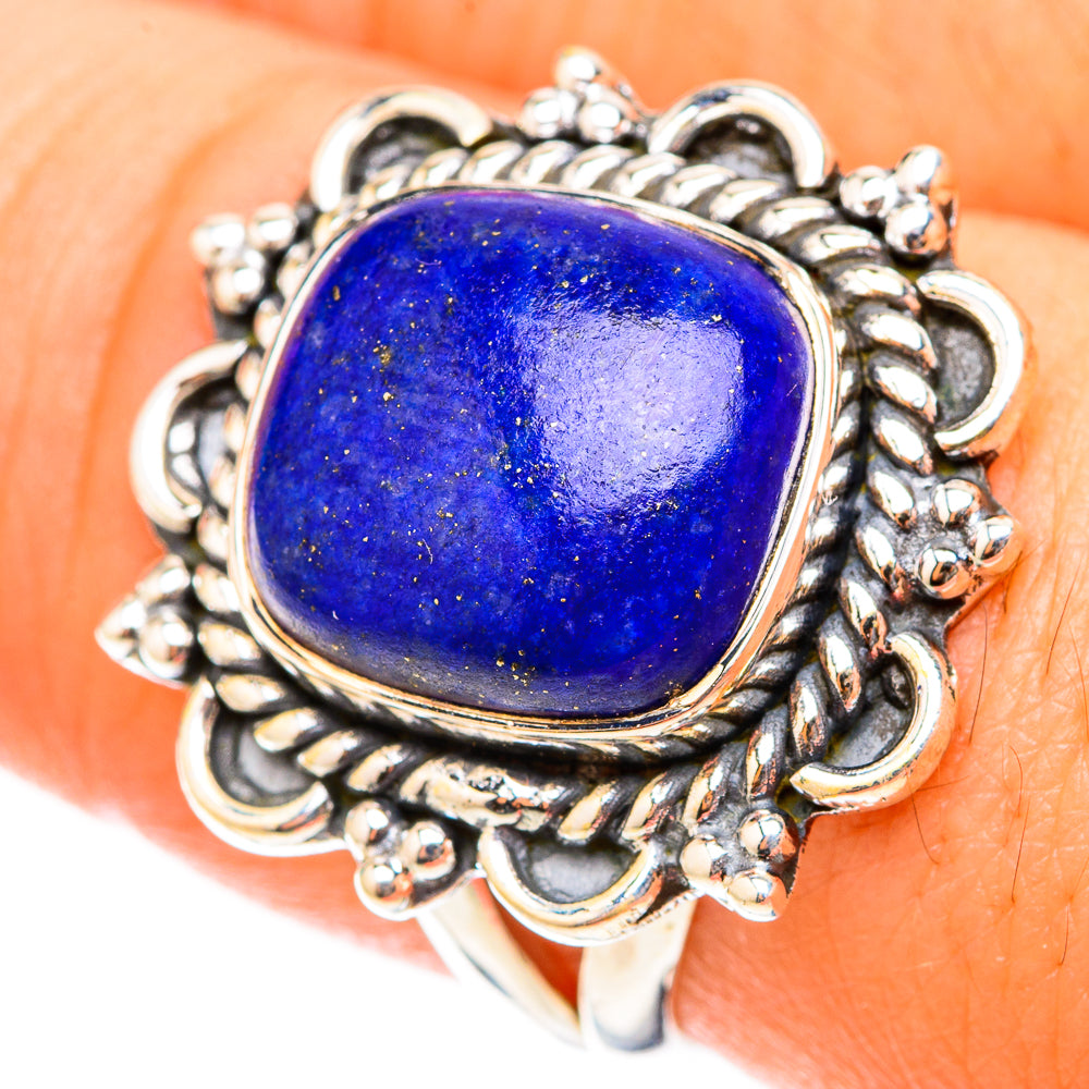 Lapis Lazuli Rings handcrafted by Anasilvercos - RING119591