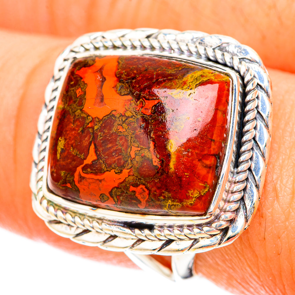 Moroccan Agate Rings handcrafted by Anasilvercos - RING119602