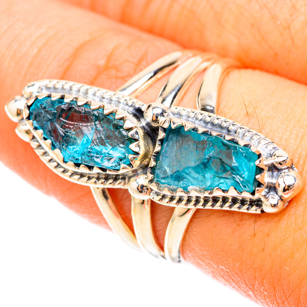 Apatite Rings handcrafted by Anasilvercos - RING119616