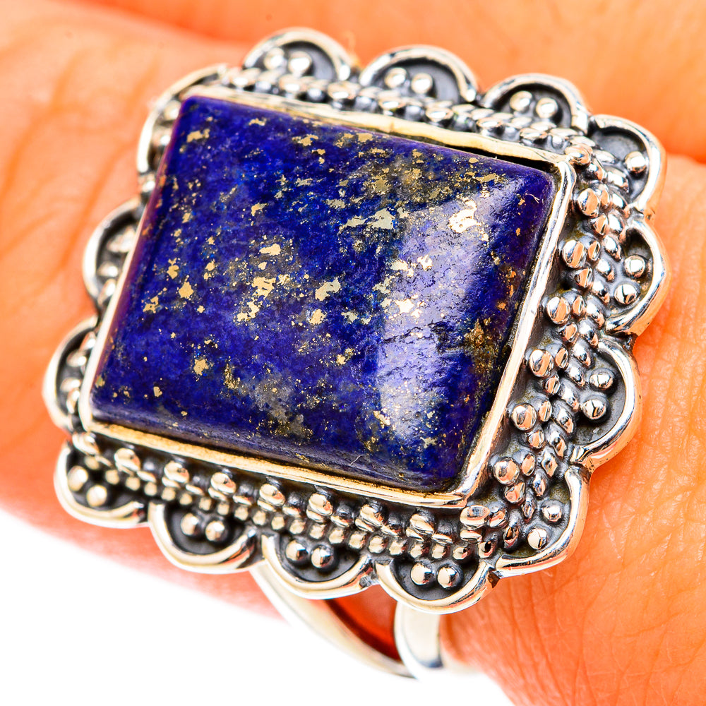 Lapis Lazuli Rings handcrafted by Anasilvercos - RING119617