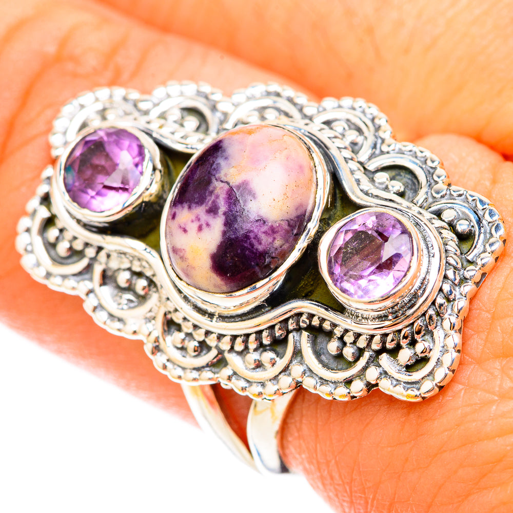 Tiffany Stone Rings handcrafted by Anasilvercos - RING119632