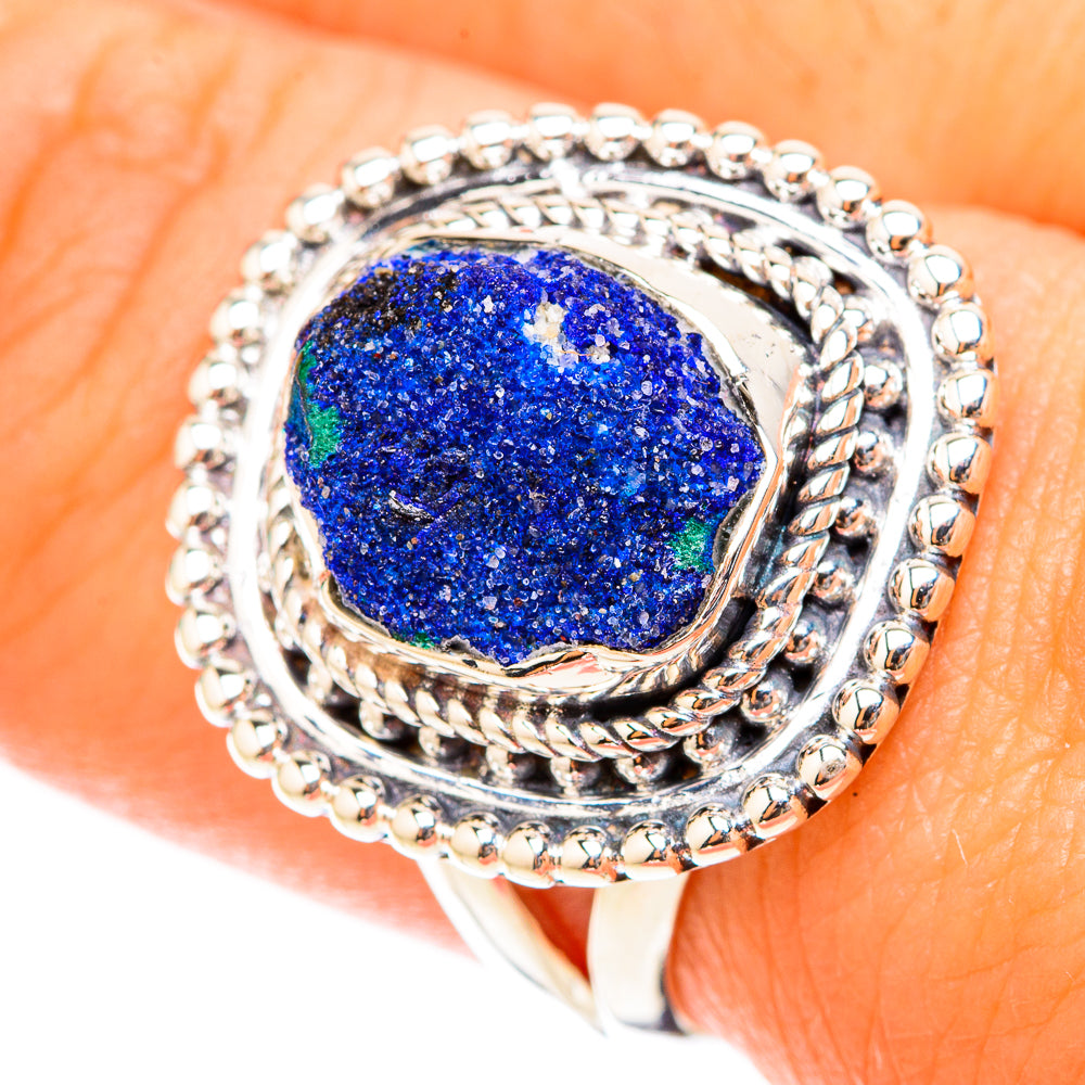 Azurite Rings handcrafted by Anasilvercos - RING119641