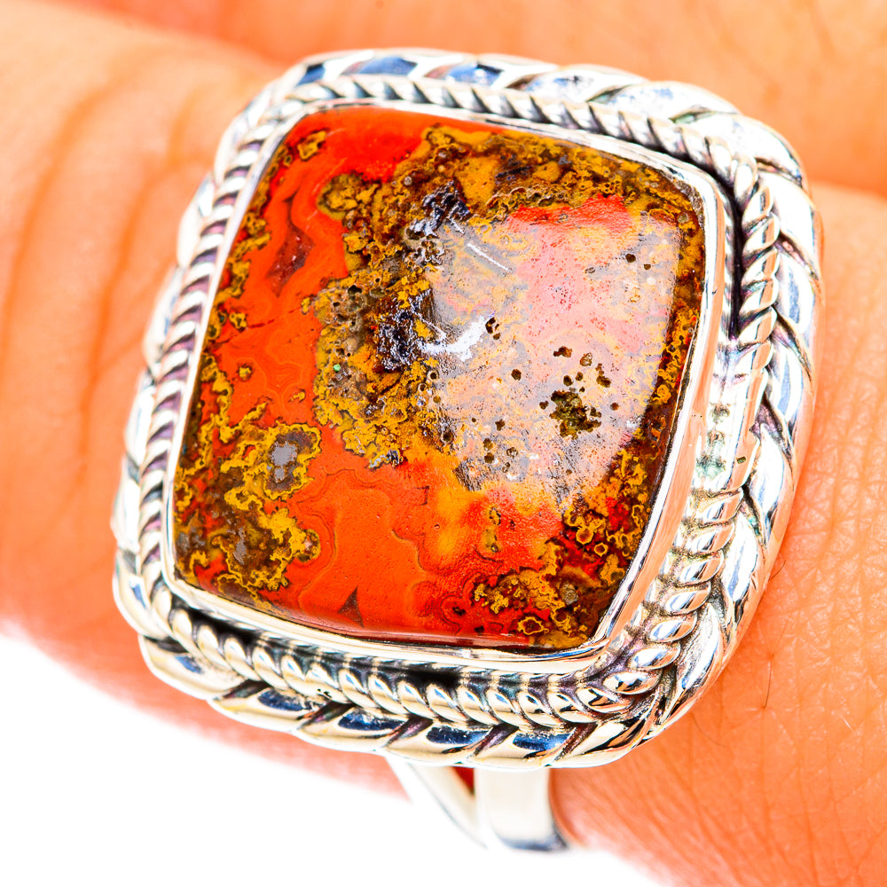 Moroccan Agate Rings handcrafted by Anasilvercos - RING119648