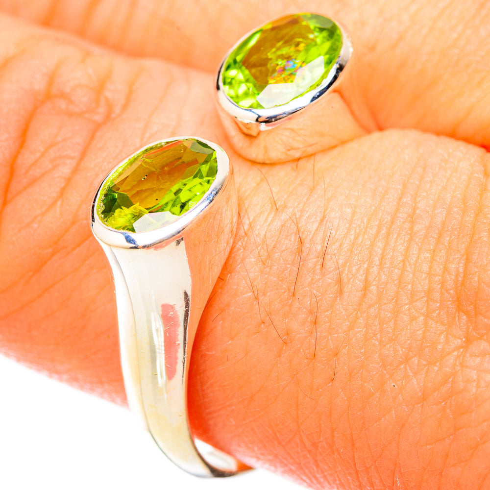 Peridot Rings handcrafted by Anasilvercos - RING119668