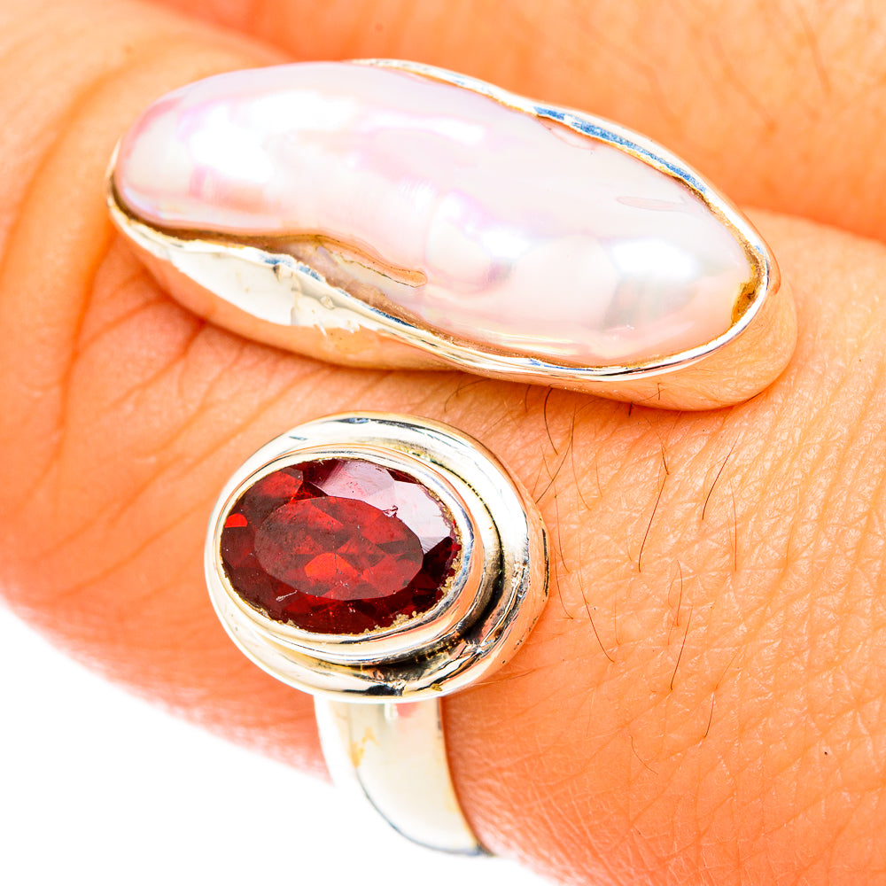 Mother Of Pearl Rings handcrafted by Anasilvercos - RING119683