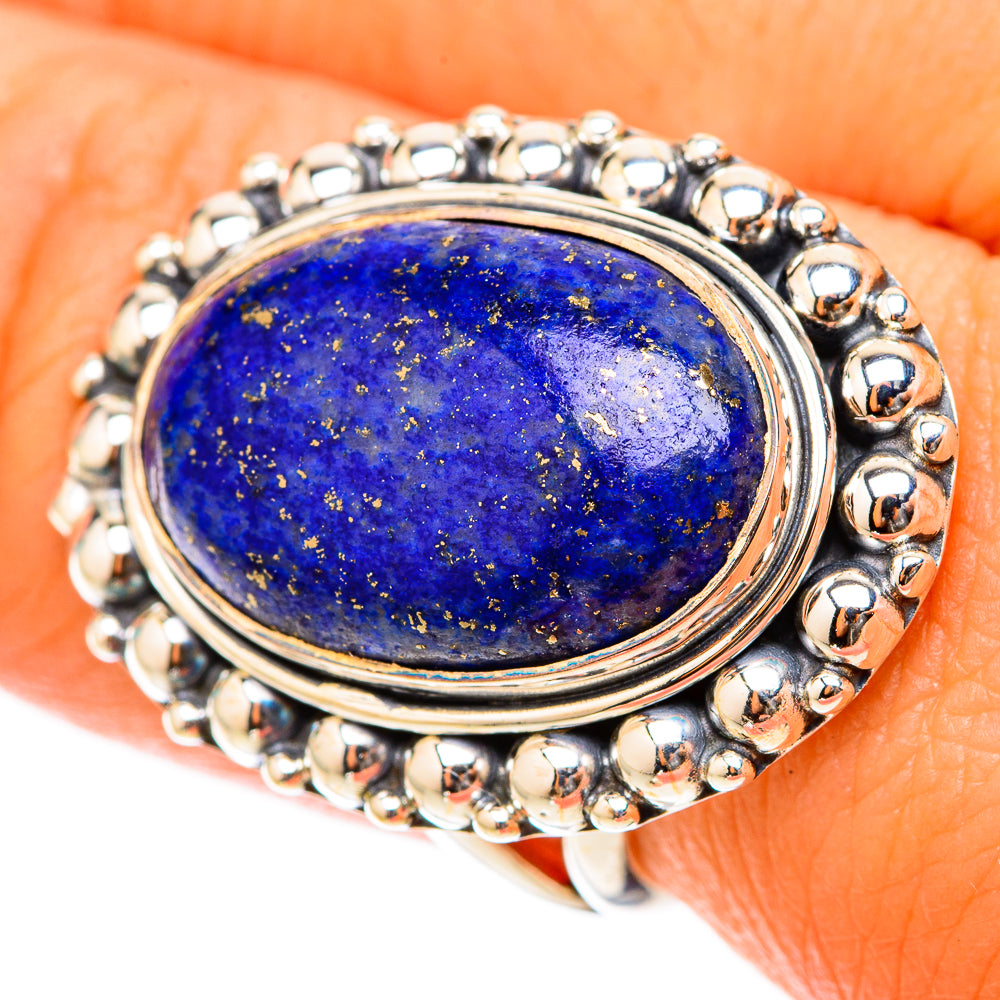 Lapis Lazuli Rings handcrafted by Anasilvercos - RING119686