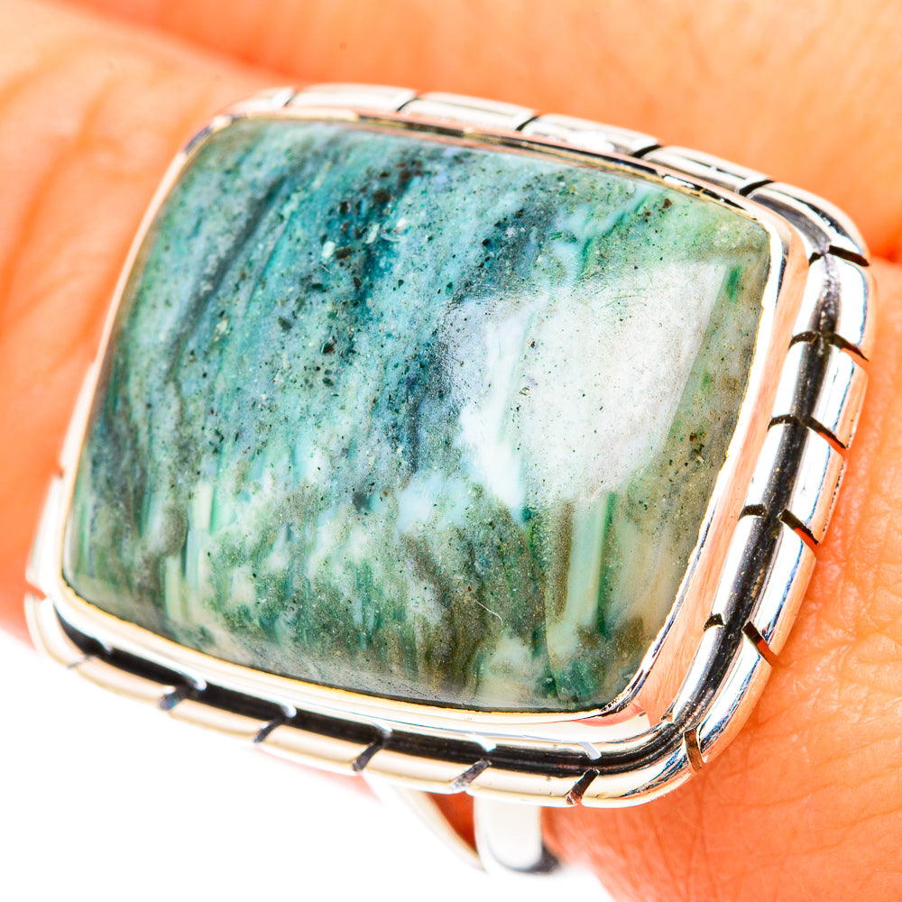 Ocean Jasper Rings handcrafted by Anasilvercos - RING119699