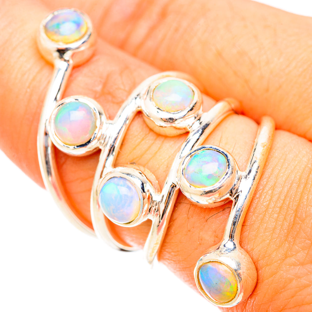 Ethiopian Opal Rings handcrafted by Anasilvercos - RING119729