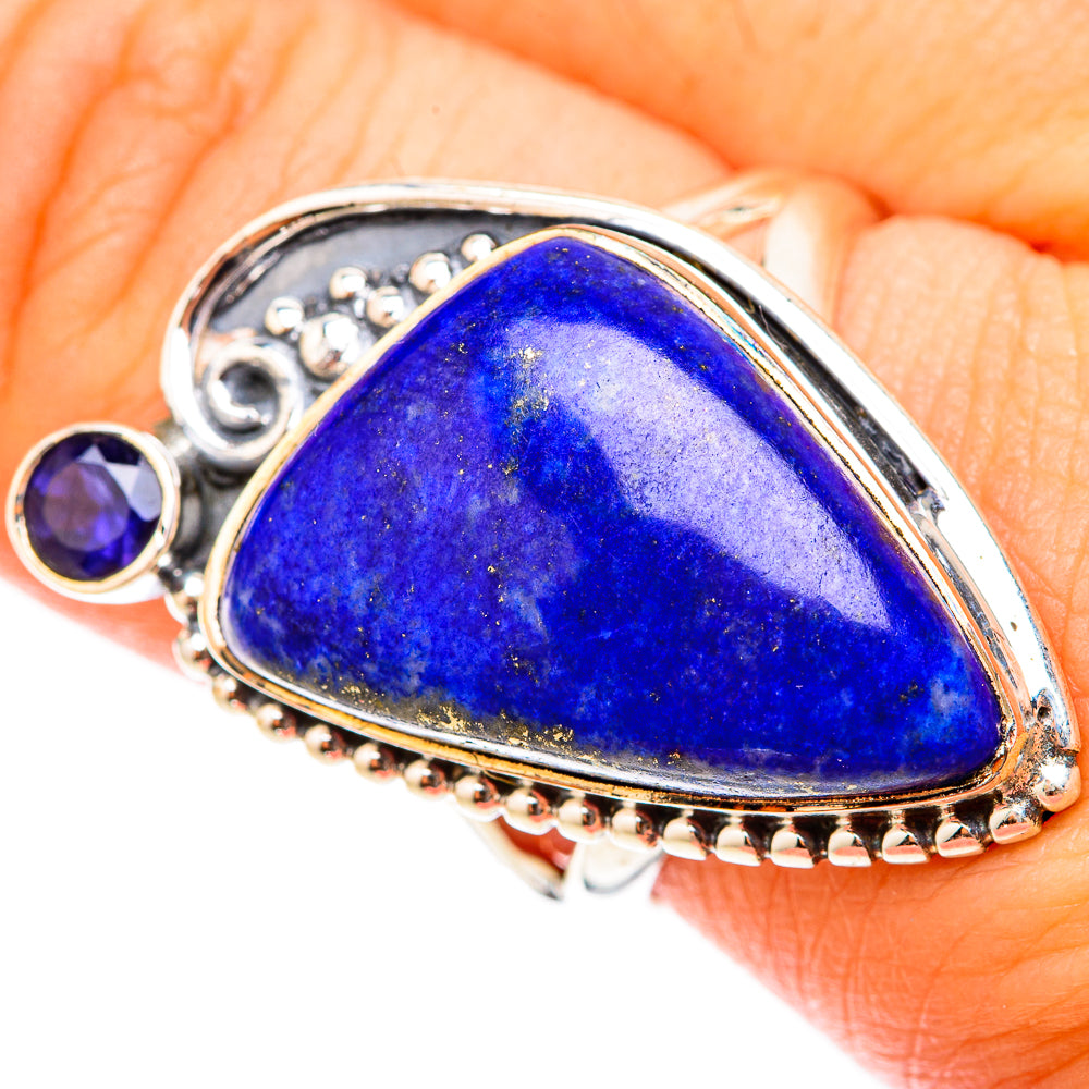 Lapis Lazuli Rings handcrafted by Anasilvercos - RING119735