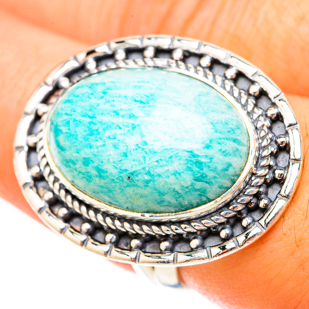Amazonite Rings handcrafted by Anasilvercos - RING119738