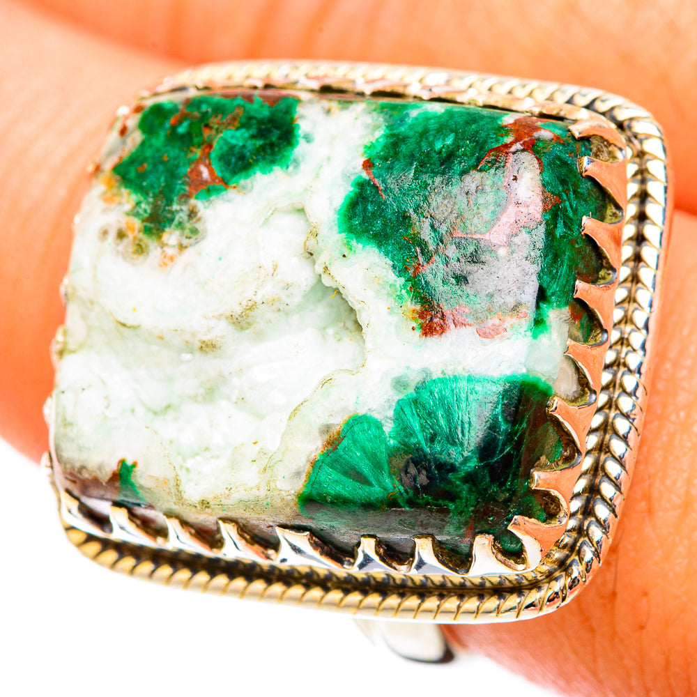 Malachite Rings handcrafted by Anasilvercos - RING119739