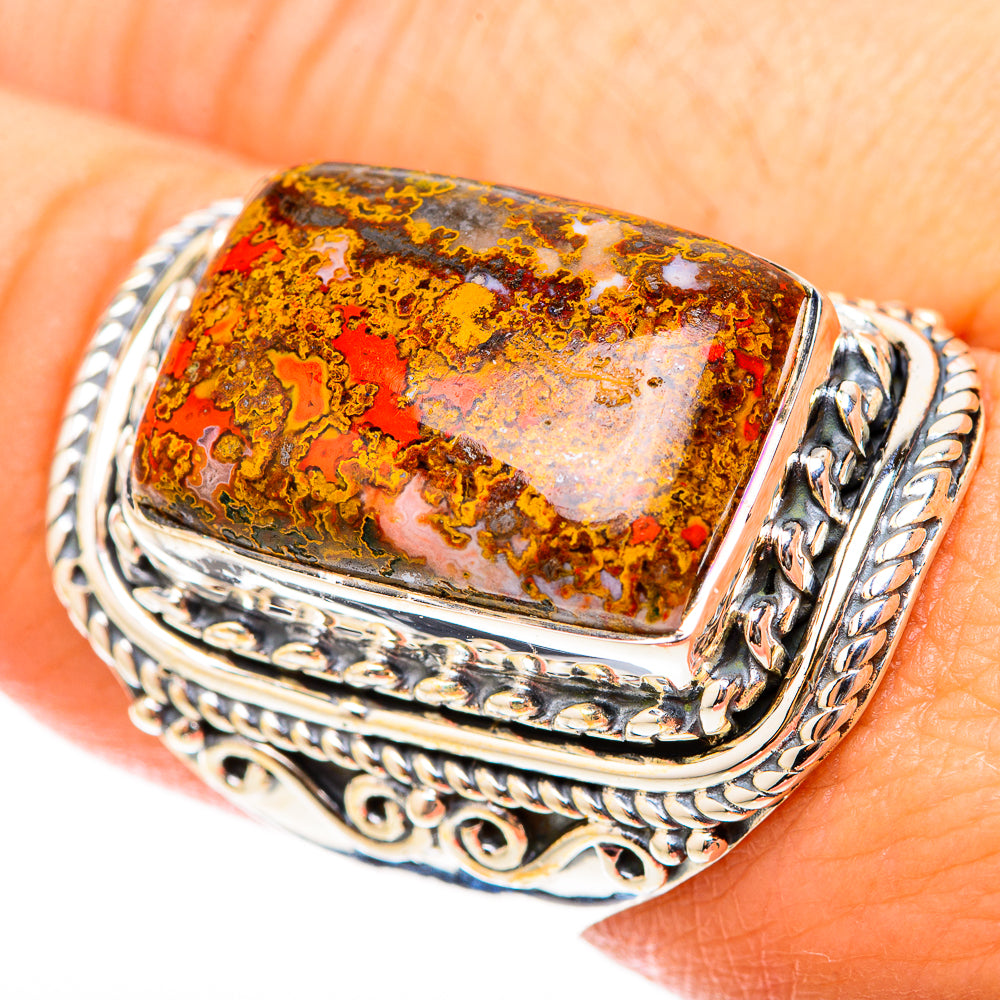 Moroccan Agate Rings handcrafted by Anasilvercos - RING119751