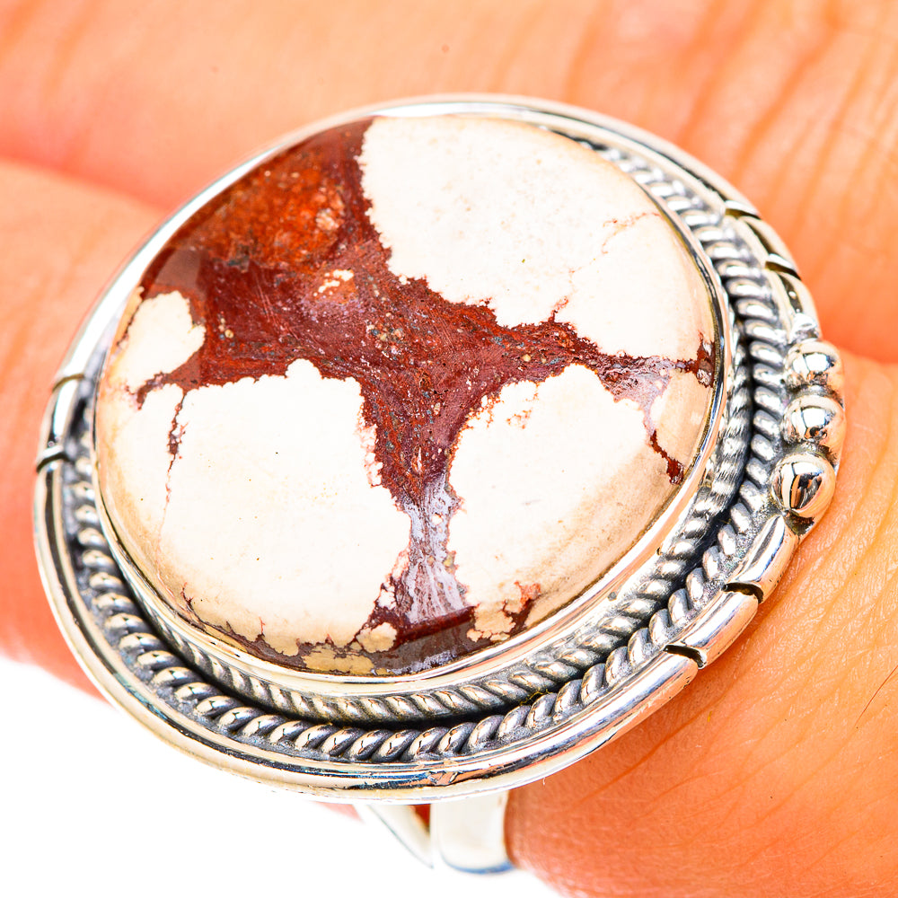 Wild Horse Jasper Rings handcrafted by Anasilvercos - RING119754