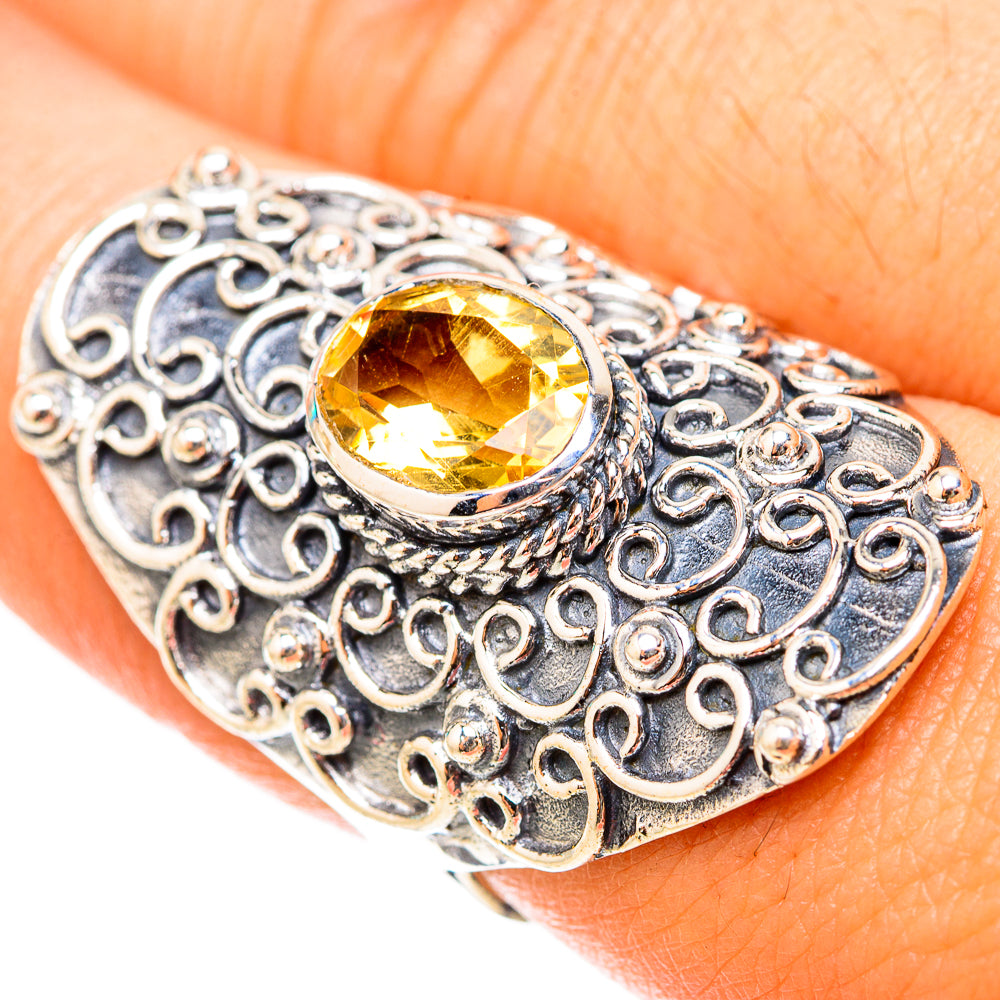 Citrine Rings handcrafted by Anasilvercos - RING119792