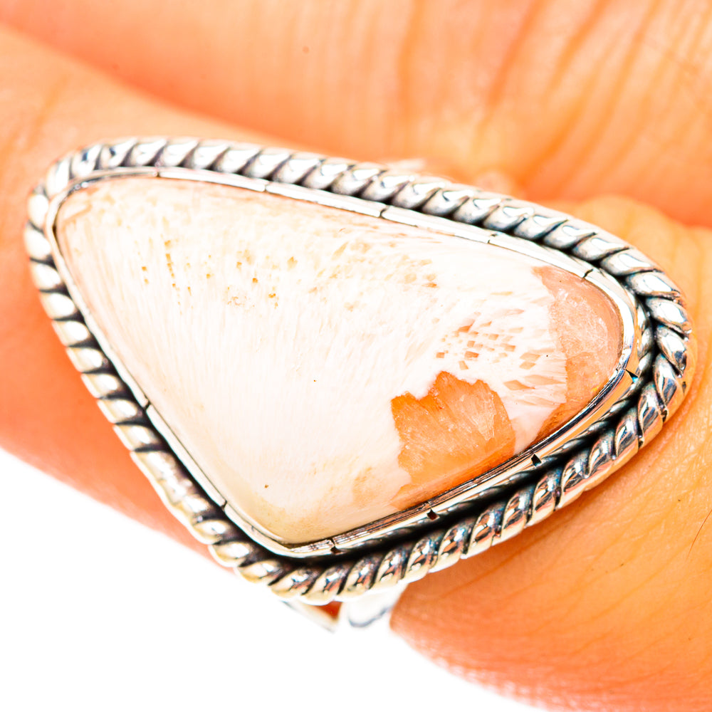 Scolecite Rings handcrafted by Anasilvercos - RING119793