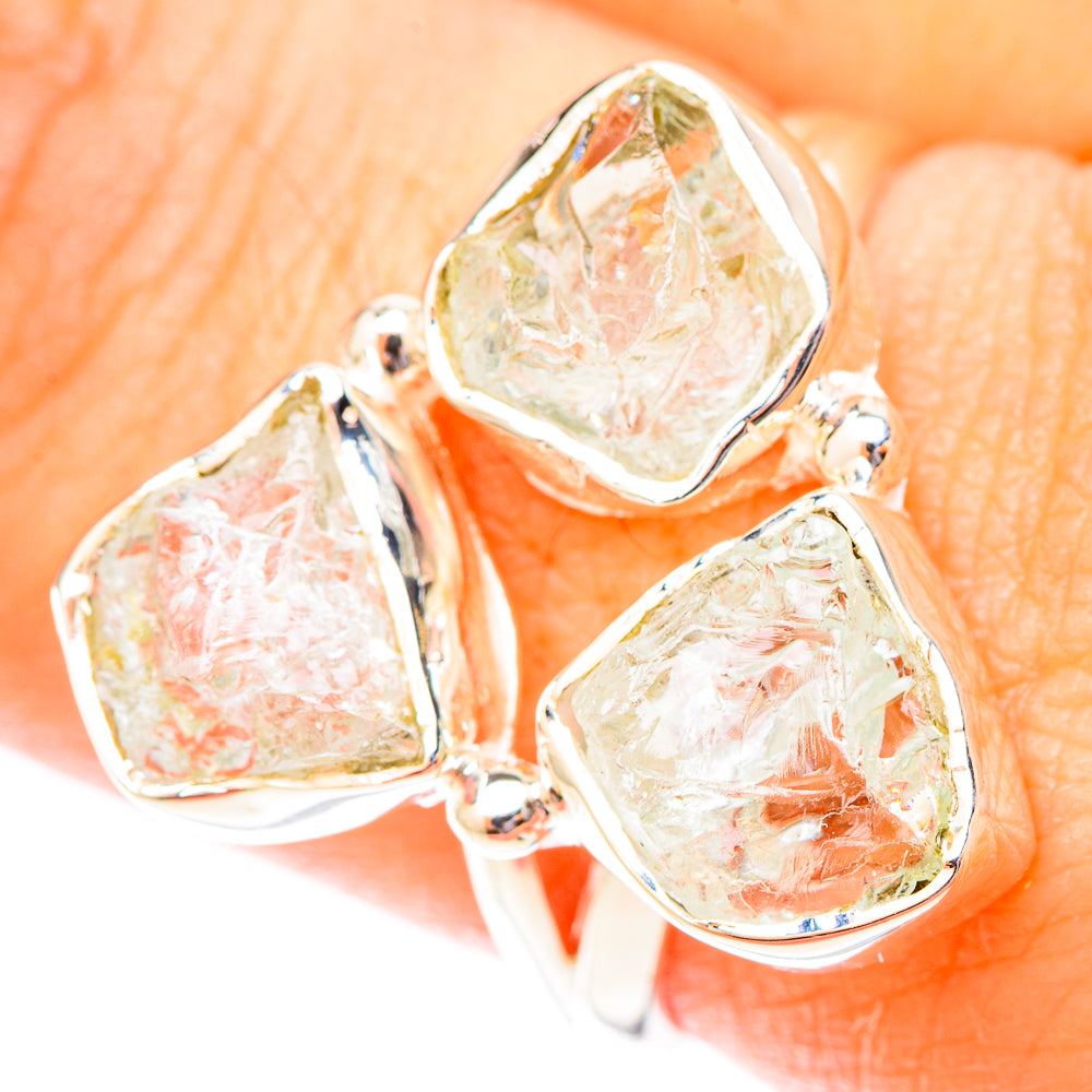 Aquamarine Rings handcrafted by Anasilvercos - RING119814