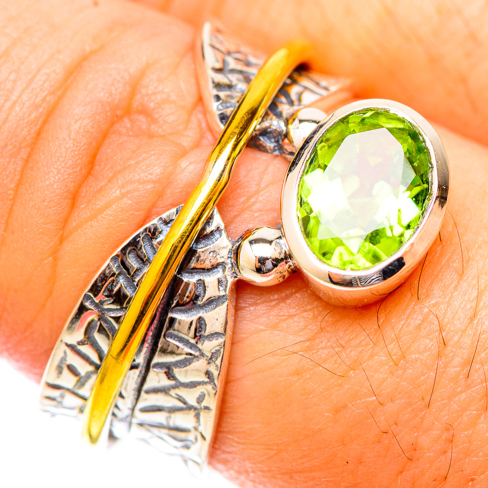 Peridot Rings handcrafted by Anasilvercos - RING119822
