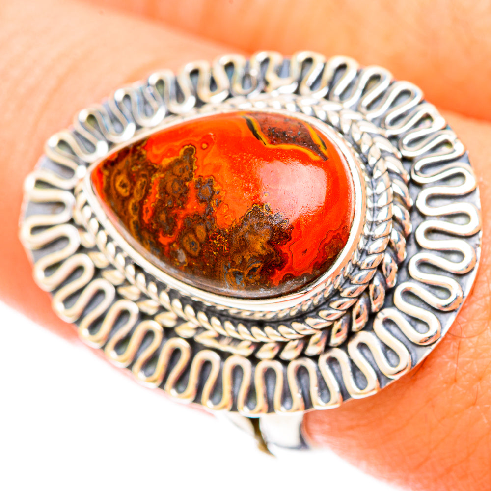 Moroccan Agate Rings handcrafted by Anasilvercos - RING119857