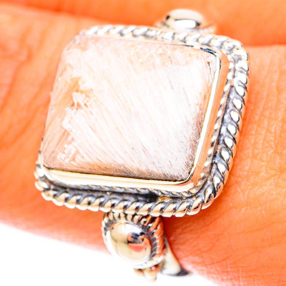 Scolecite Rings handcrafted by Anasilvercos - RING119858