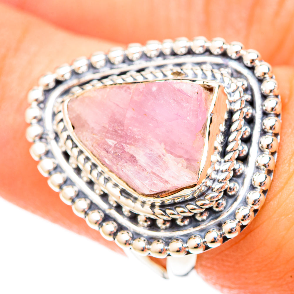 Rose Quartz Rings handcrafted by Anasilvercos - RING119862