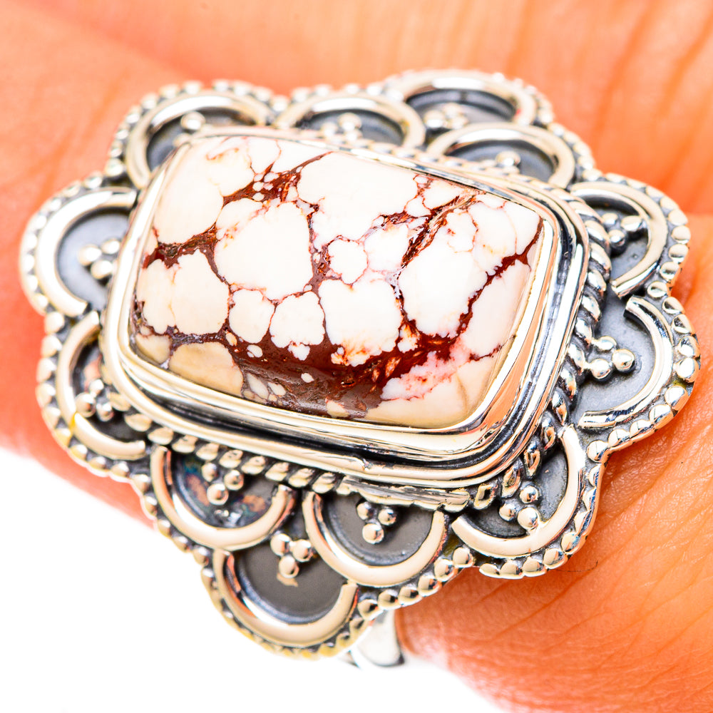 Wild Horse Jasper Rings handcrafted by Anasilvercos - RING119887