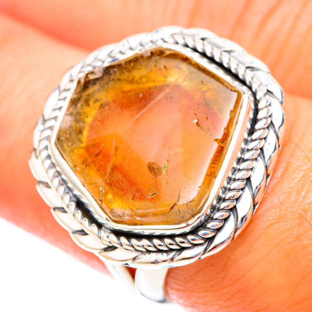 Citrine Rings handcrafted by Anasilvercos - RING119889