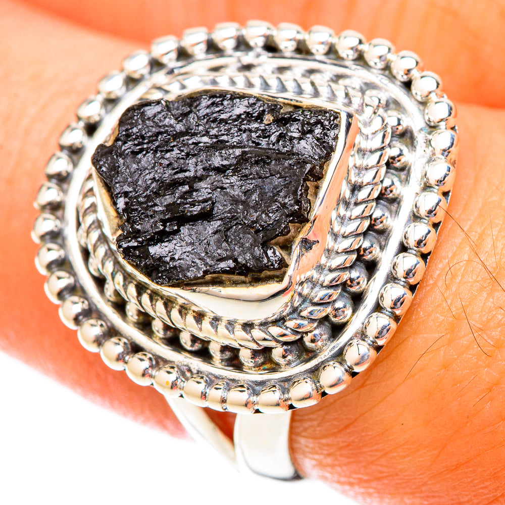 Tektite Rings handcrafted by Anasilvercos - RING119896