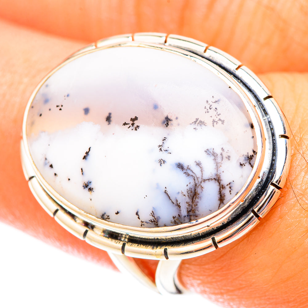 Dendritic Opal Rings handcrafted by Anasilvercos - RING119898