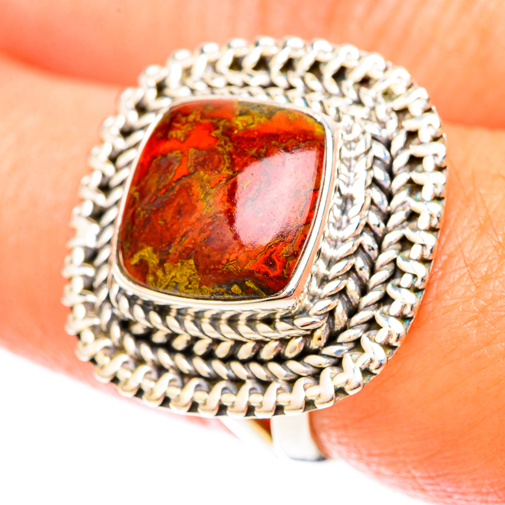 Moroccan Agate Rings handcrafted by Anasilvercos - RING119913