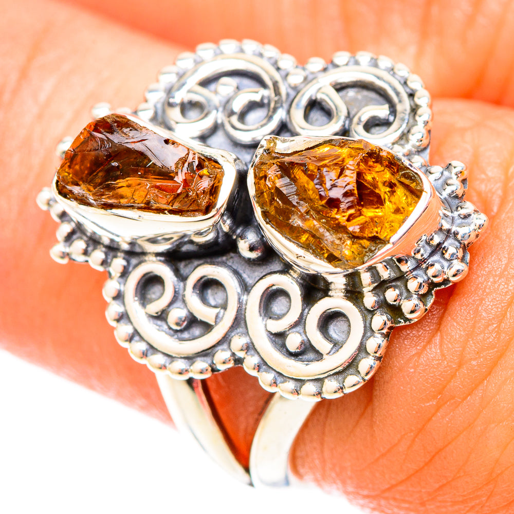 Citrine Rings handcrafted by Anasilvercos - RING119944