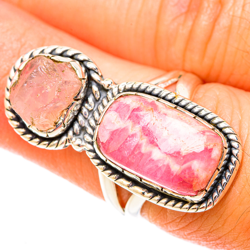 Rhodochrosite Rings handcrafted by Anasilvercos - RING119946