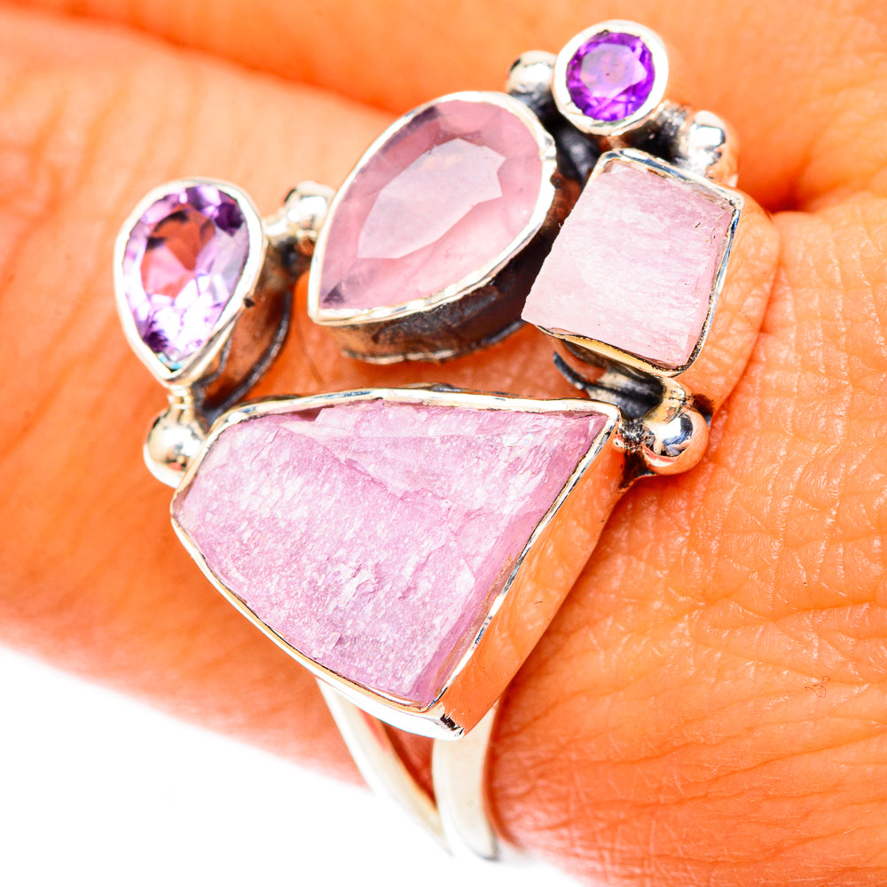 Kunzite Rings handcrafted by Anasilvercos - RING119947