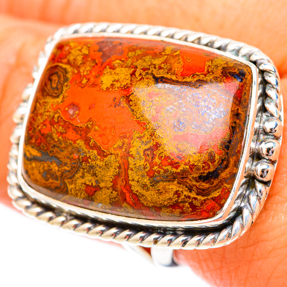 Moroccan Agate Rings handcrafted by Anasilvercos - RING119979