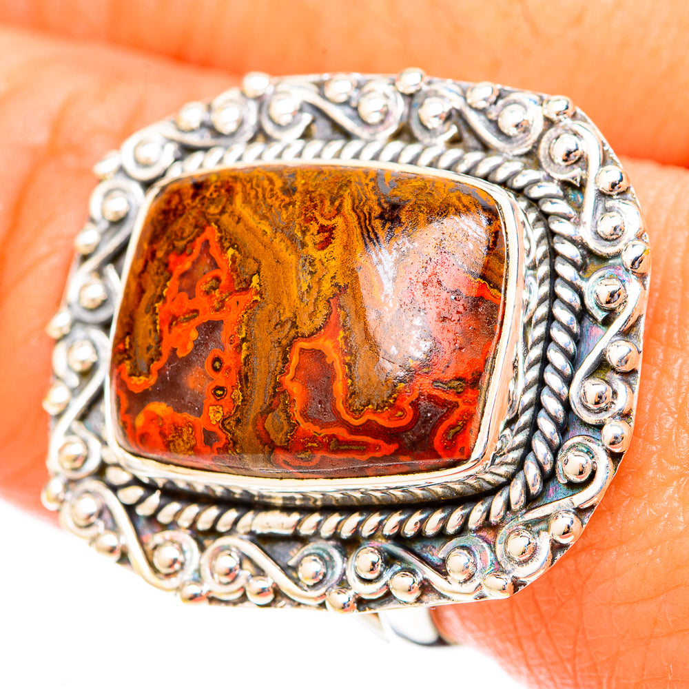 Moroccan Agate Rings handcrafted by Anasilvercos - RING119984