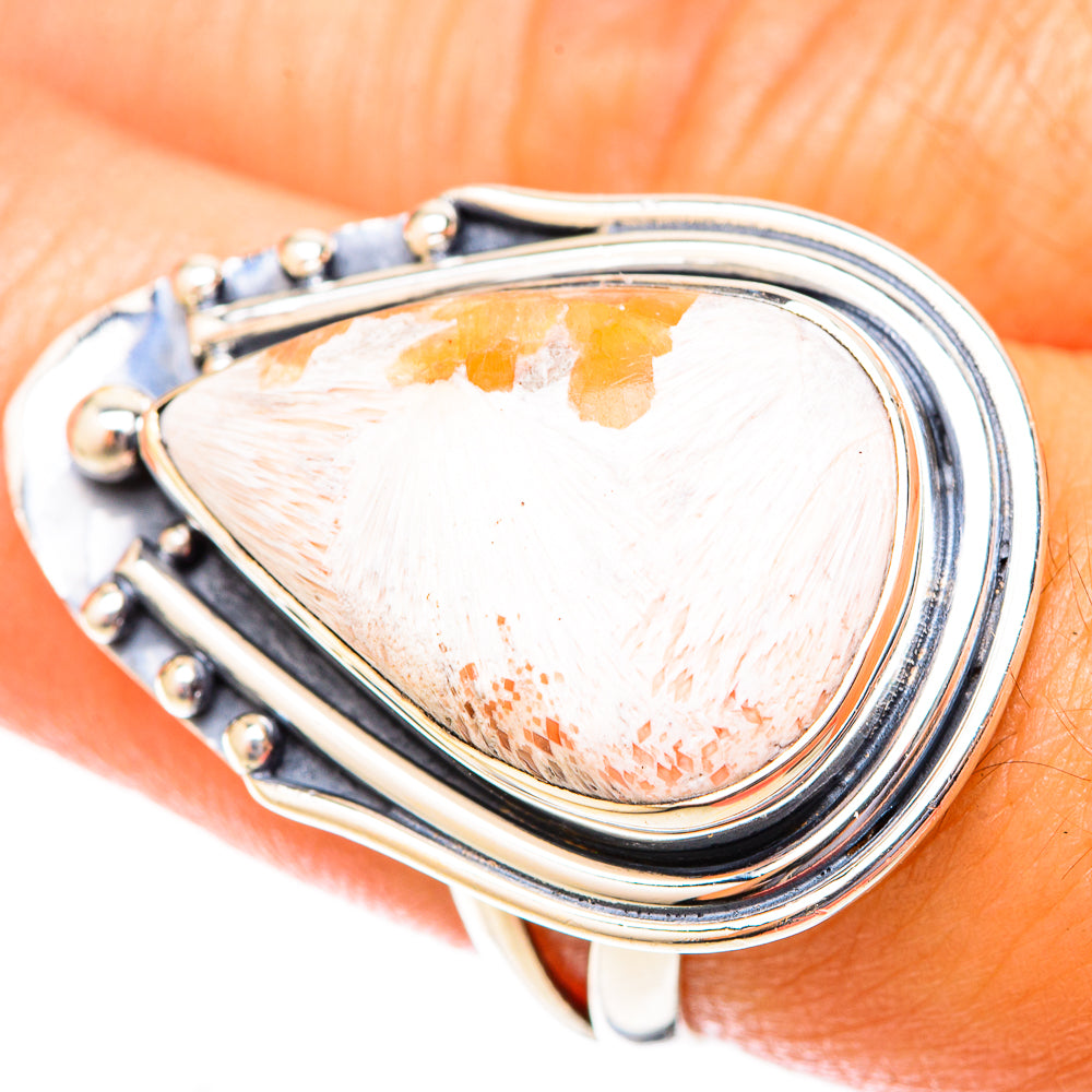Scolecite Rings handcrafted by Anasilvercos - RING119985