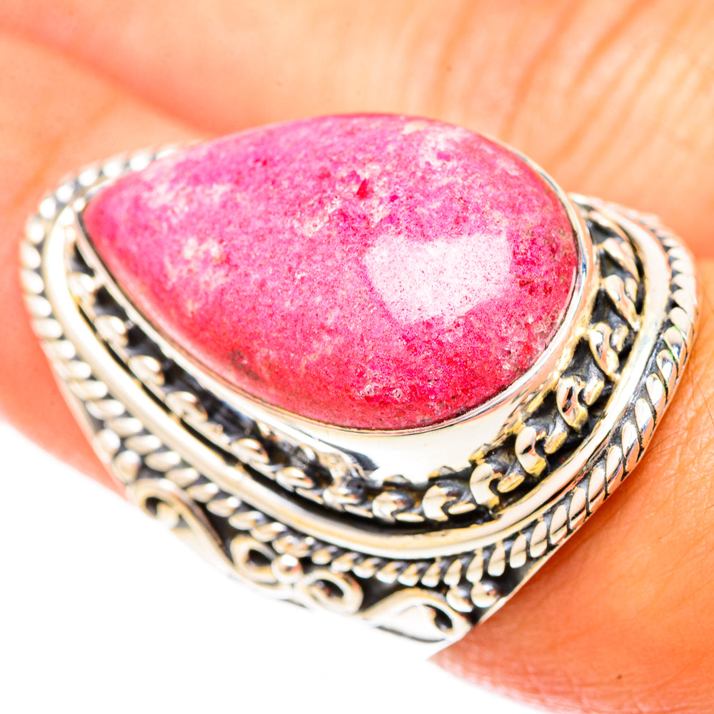 Thulite Rings handcrafted by Anasilvercos - RING119990