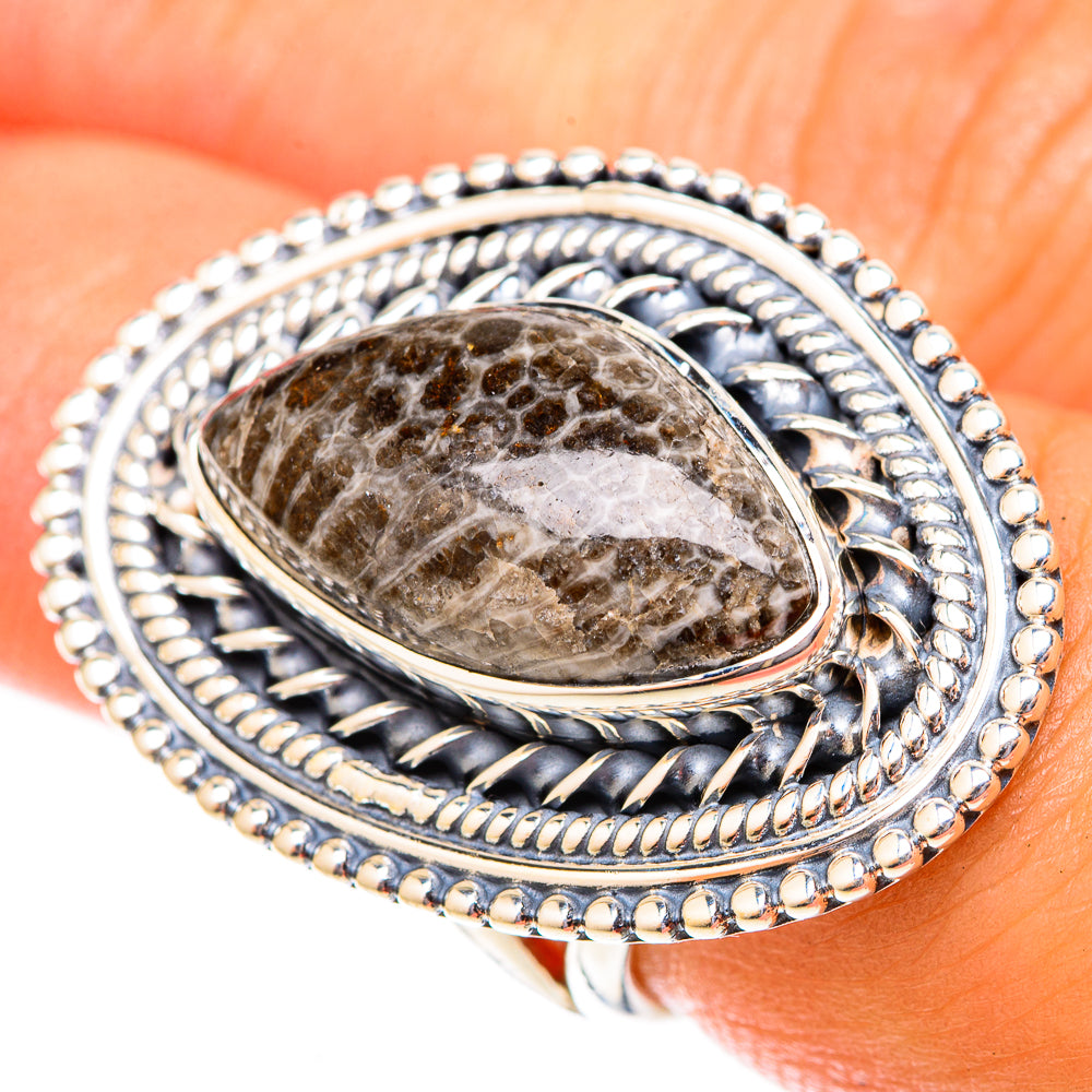 Stingray Coral Rings handcrafted by Anasilvercos - RING119996