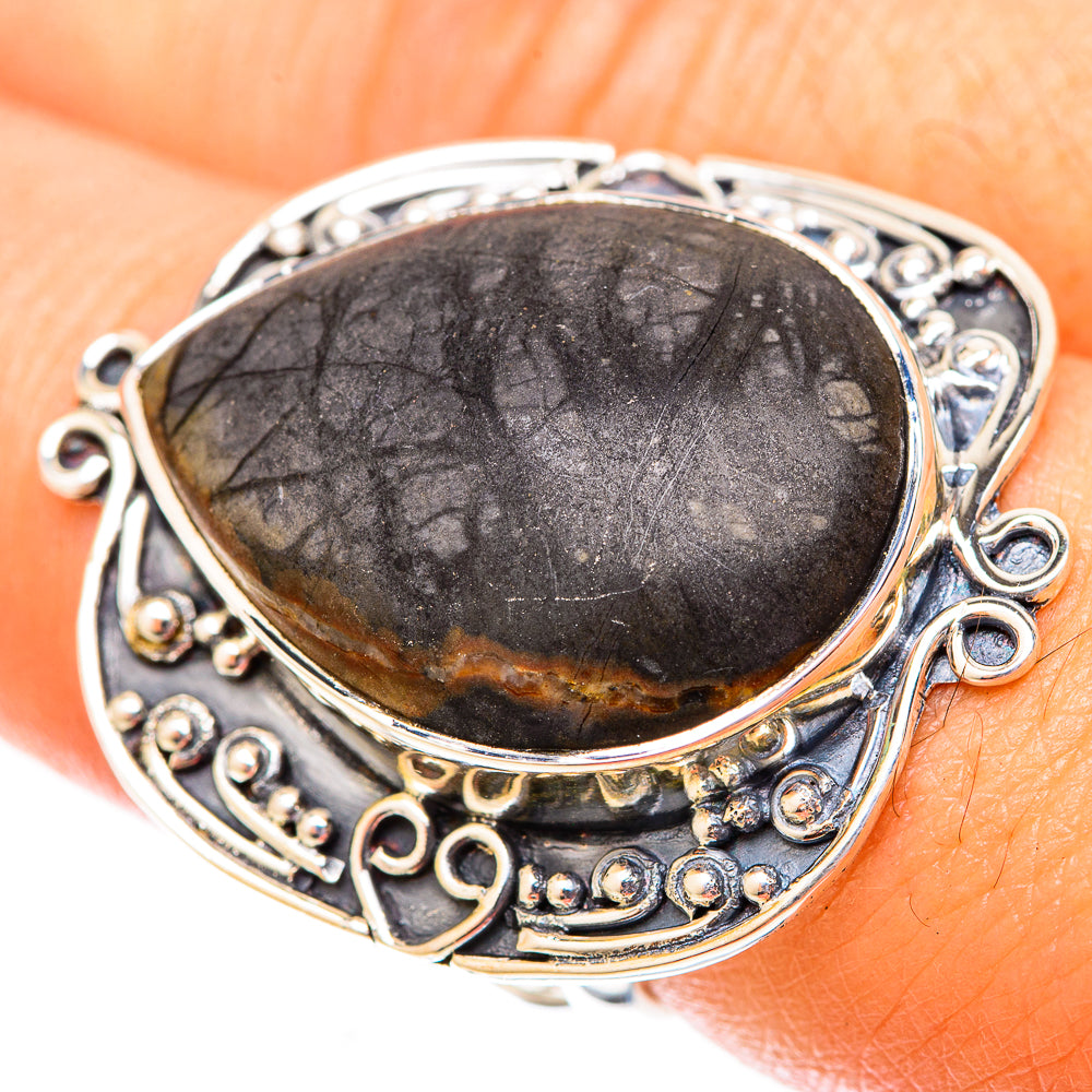 Picasso Jasper Rings handcrafted by Anasilvercos - RING119998