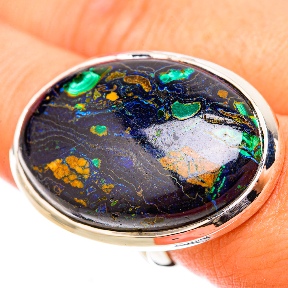 Azurite Rings handcrafted by Anasilvercos - RING120010