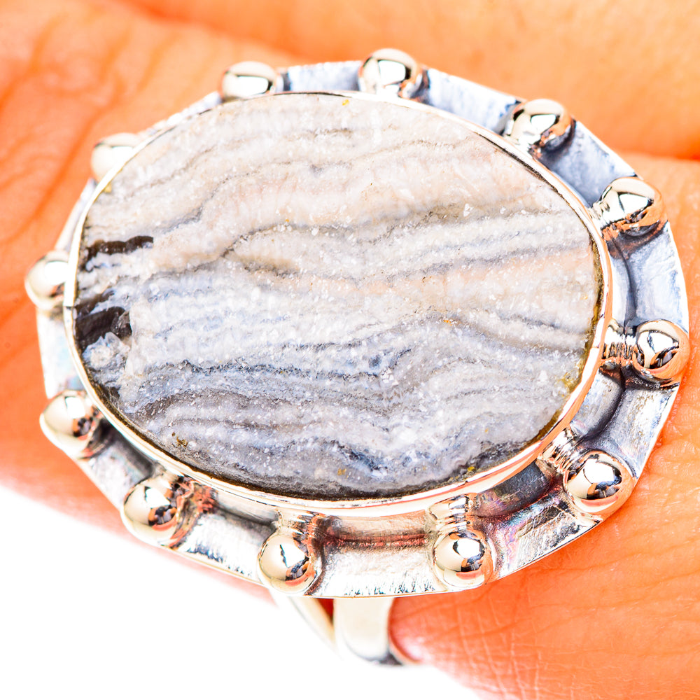 Desert Druzy Rings handcrafted by Anasilvercos - RING120064