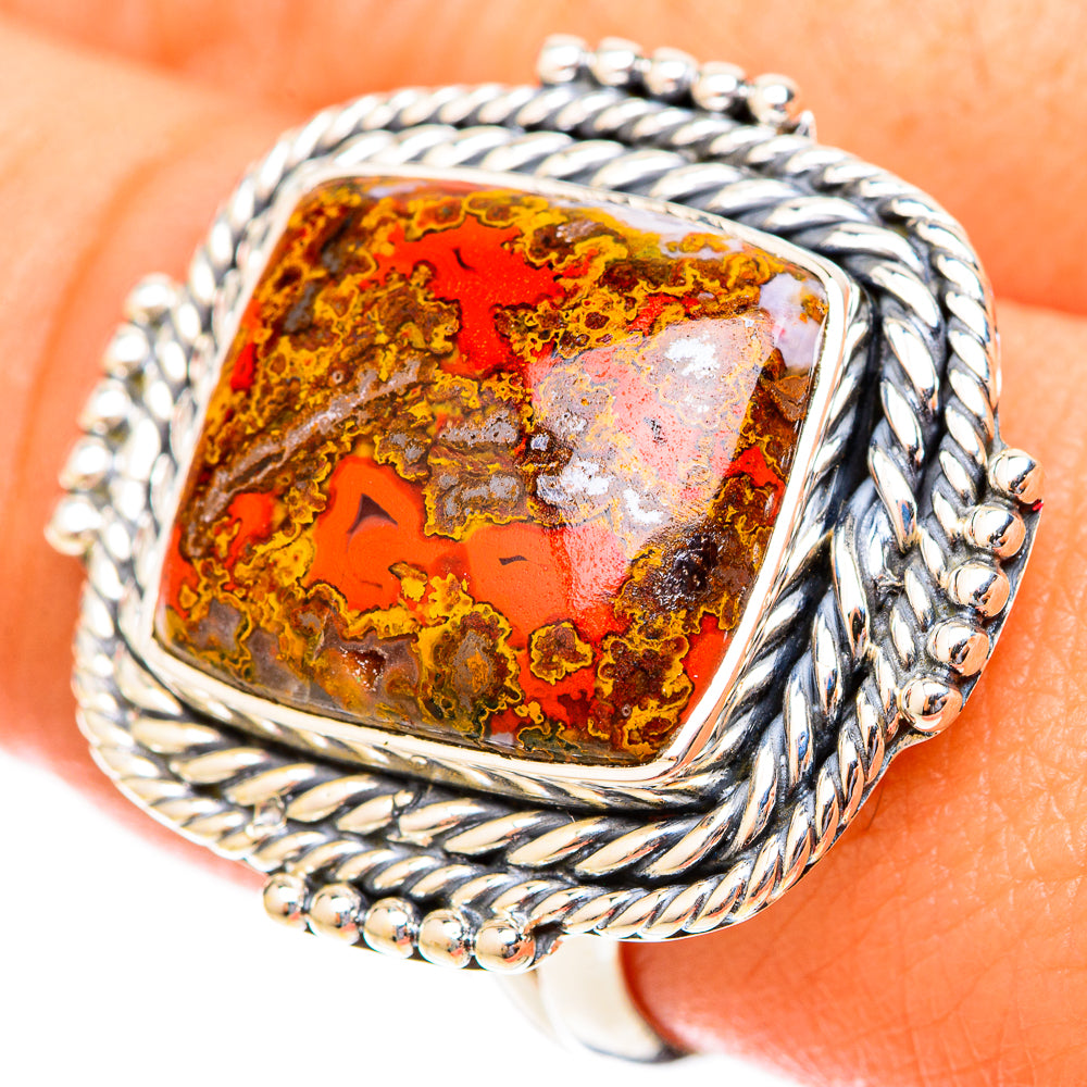 Moroccan Jasper Rings handcrafted by Anasilvercos - RING120091