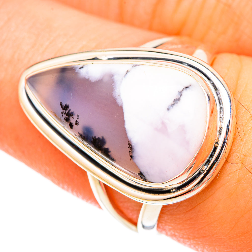 Dendritic Opal Rings handcrafted by Anasilvercos - RING120137