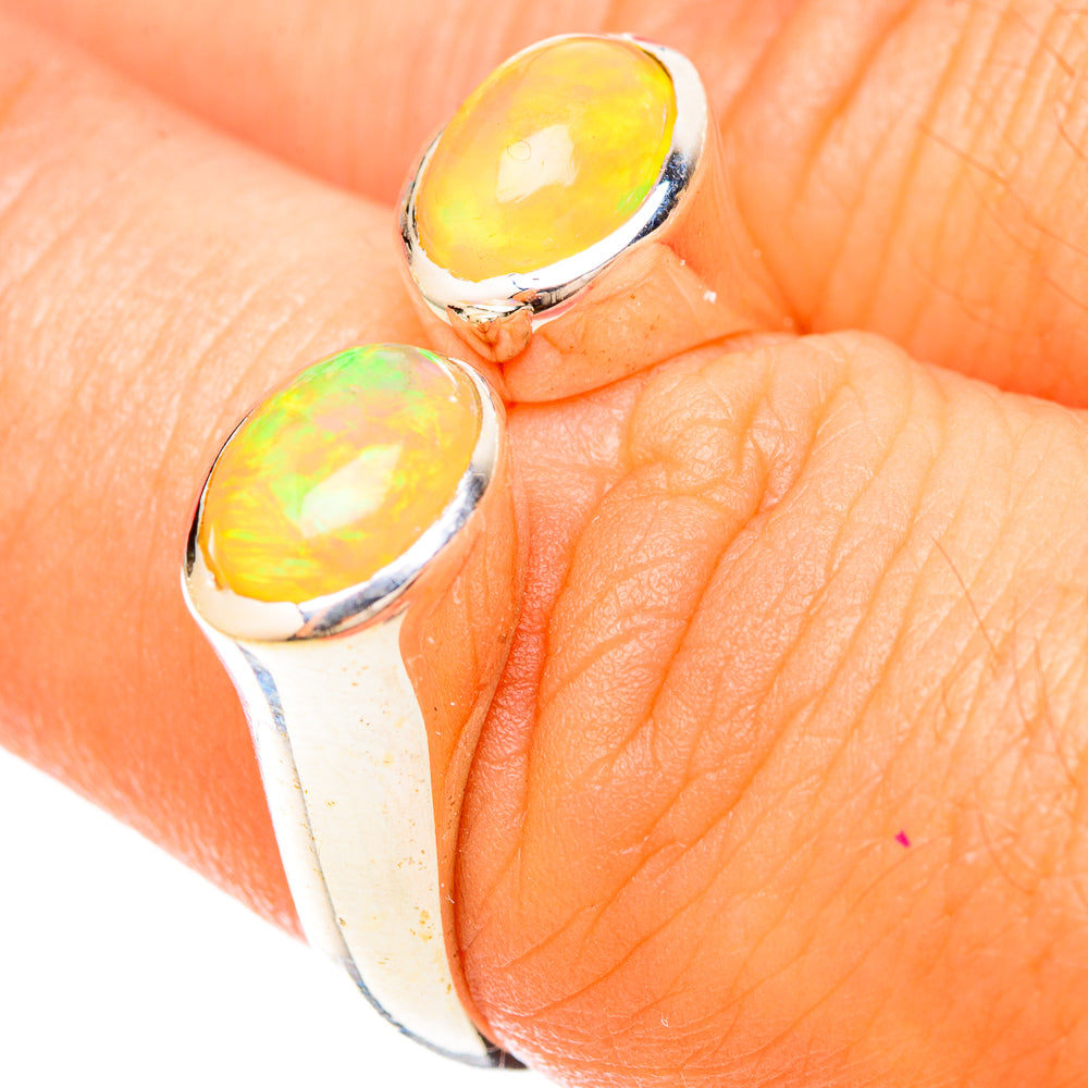 Ethiopian Opal Rings handcrafted by Anasilvercos - RING120205