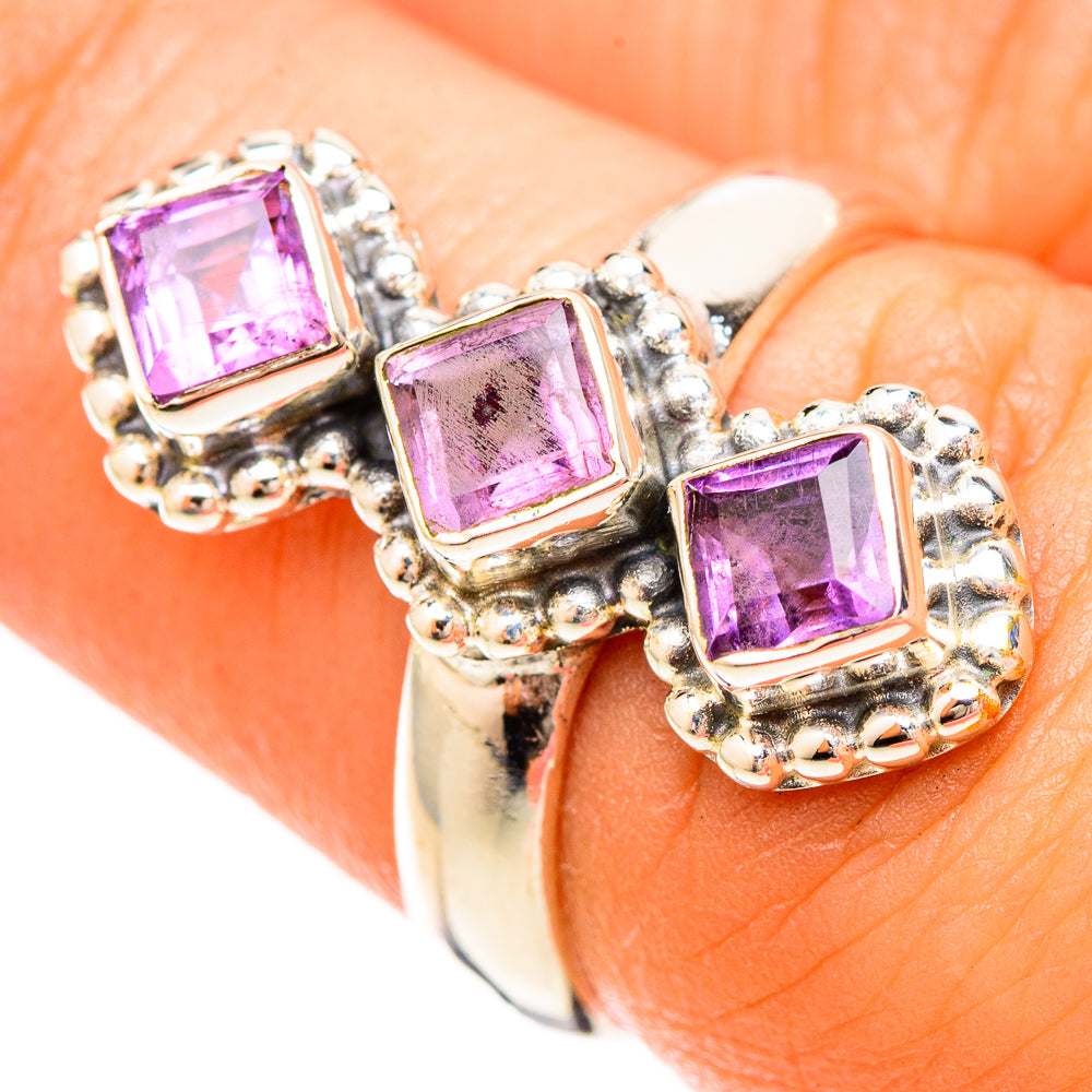 Amethyst Rings handcrafted by Anasilvercos - RING120262