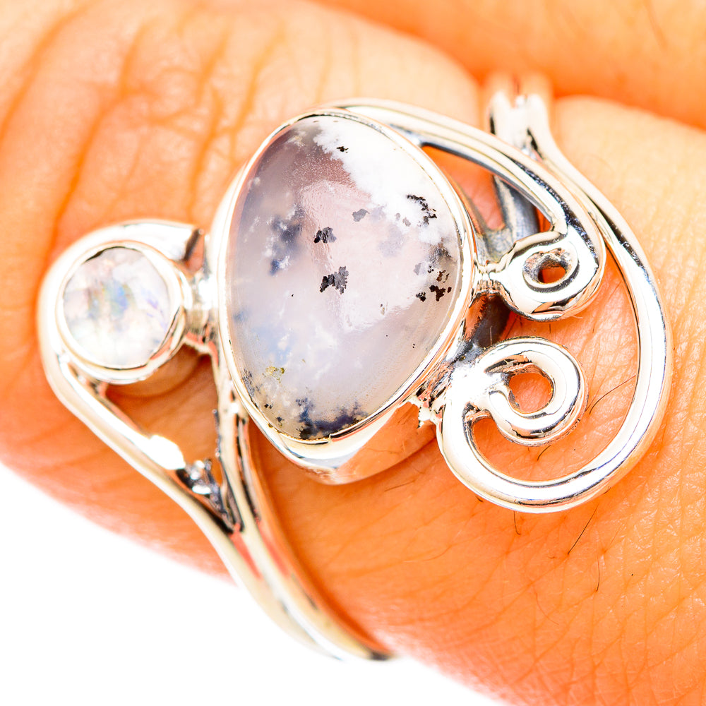 Dendritic Opal Rings handcrafted by Anasilvercos - RING120269