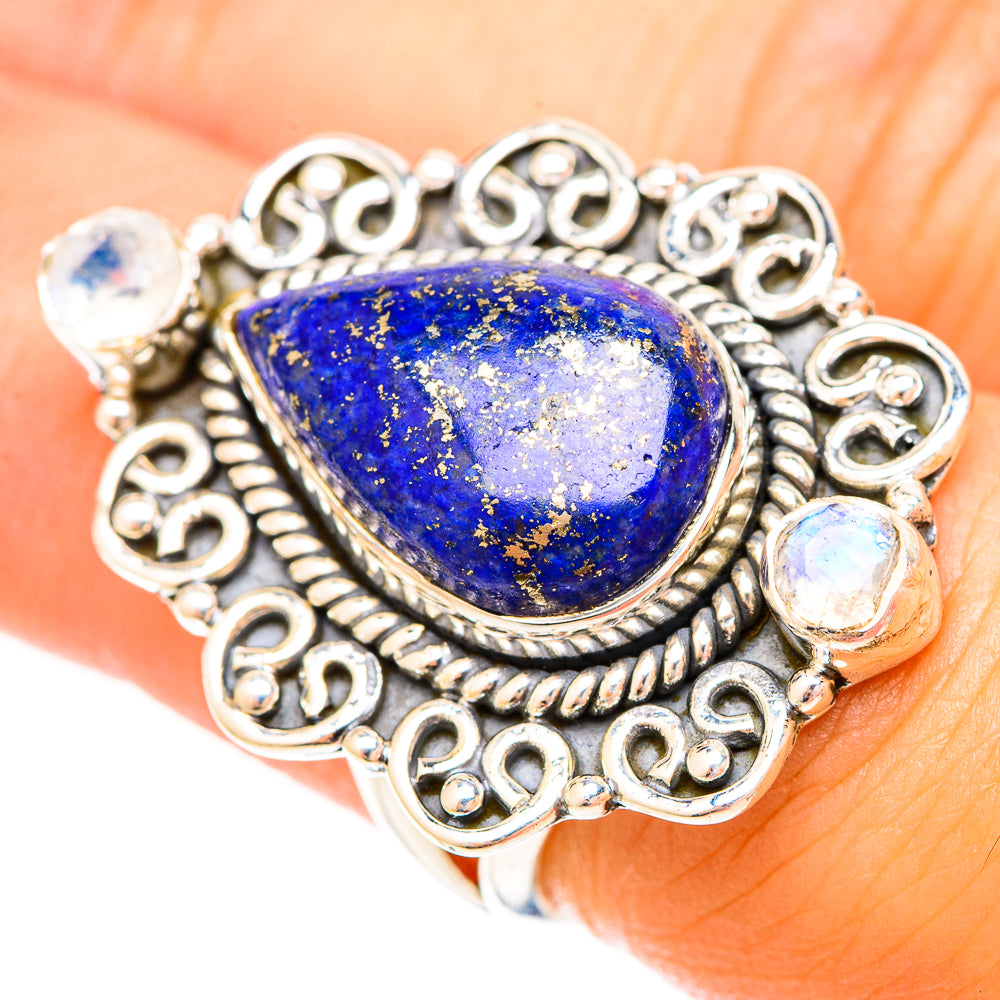Lapis Lazuli Rings handcrafted by Anasilvercos - RING120275