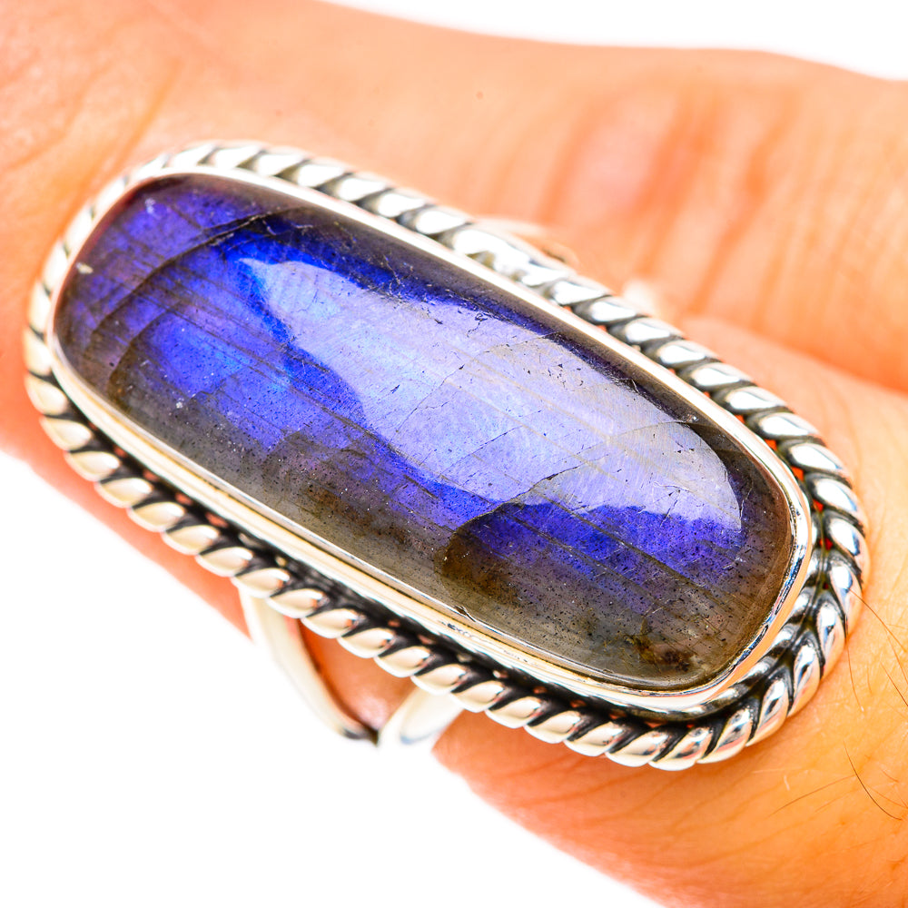 Labradorite Rings handcrafted by Anasilvercos - RING120276