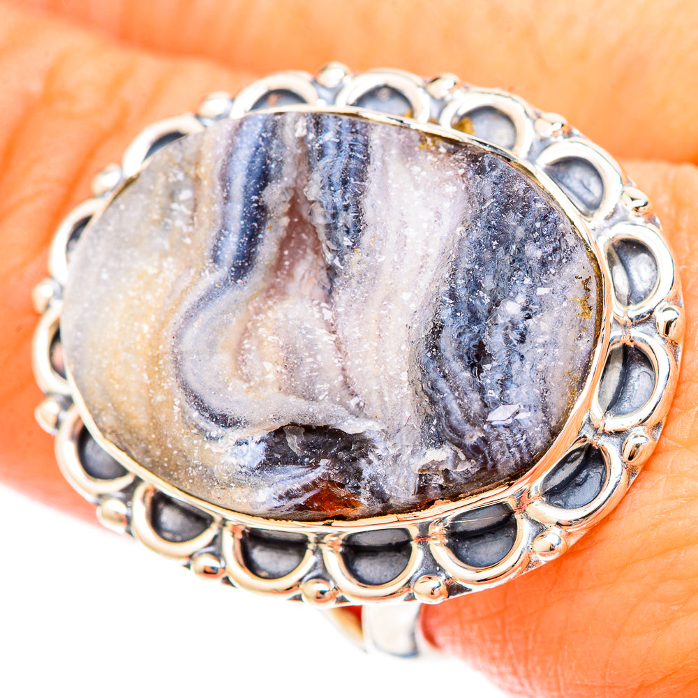 Desert Druzy Rings handcrafted by Anasilvercos - RING120324