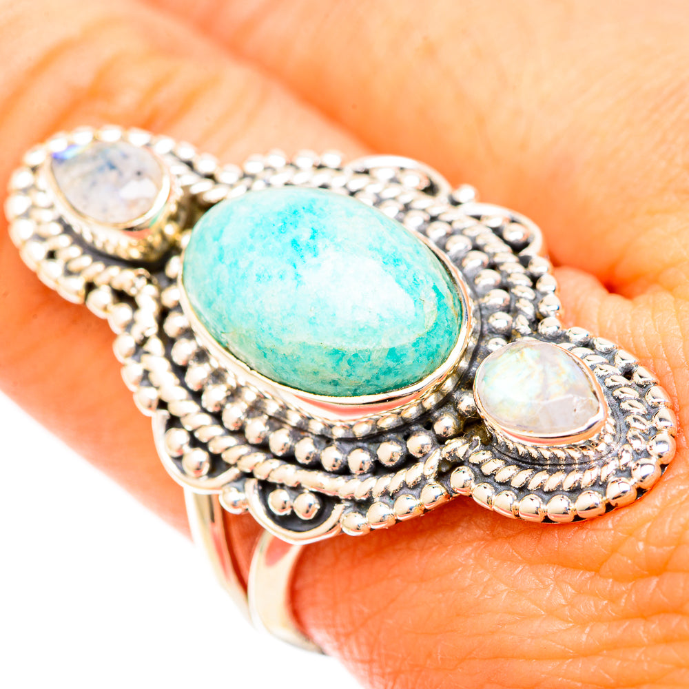 Larimar Rings handcrafted by Anasilvercos - RING120338