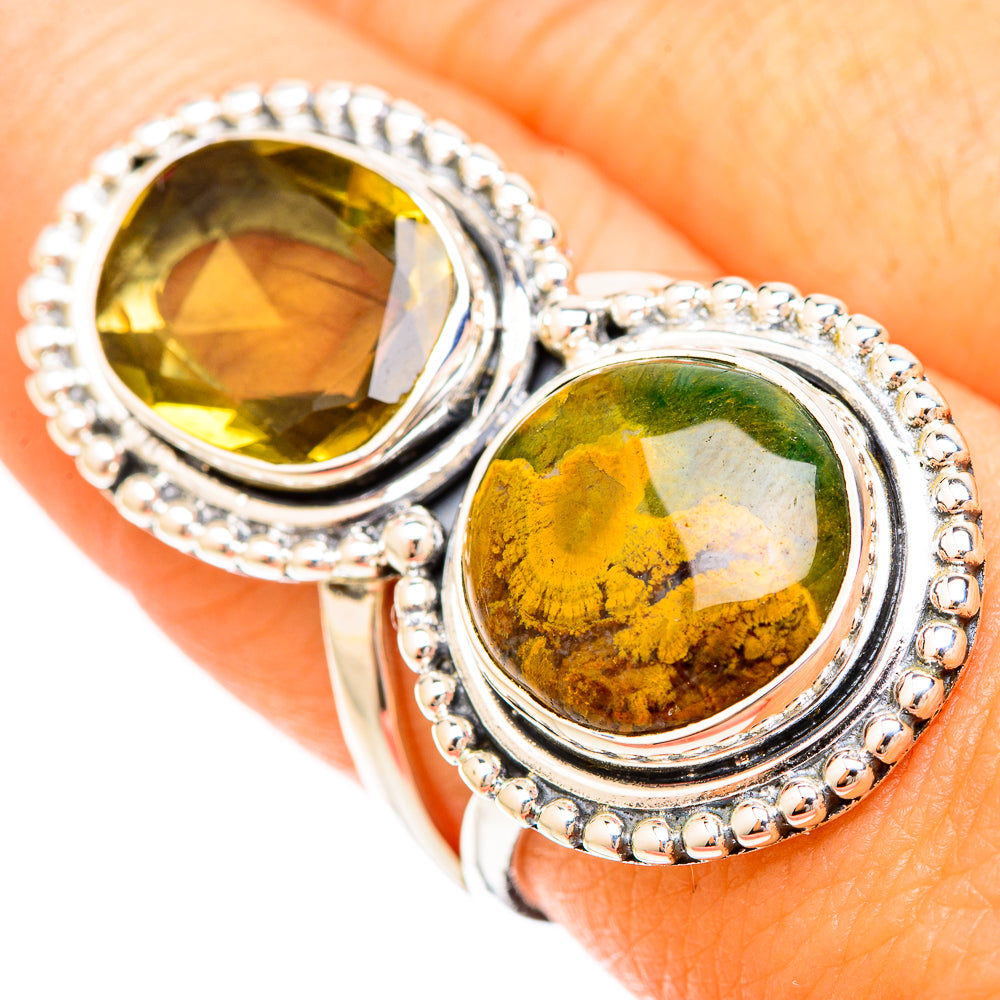 Ocean Jasper Rings handcrafted by Anasilvercos - RING120346